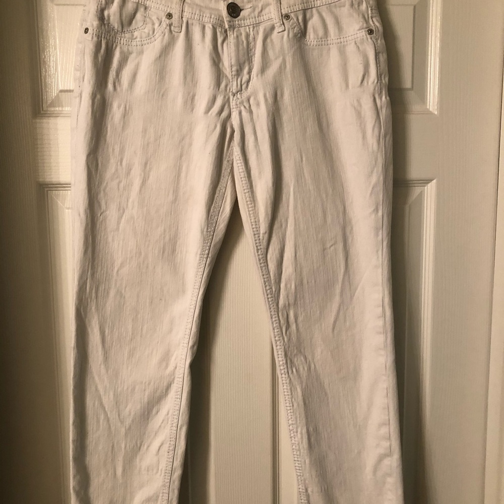 Seven 7 white skinny jeans